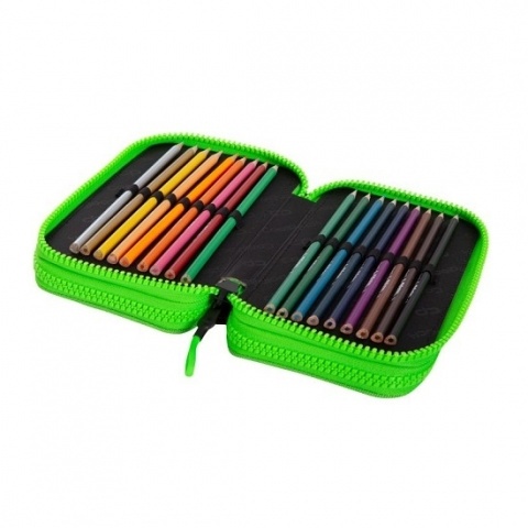Coolpack Piórnik potrójny z wyposażeniem Jumper 3 City Jungle