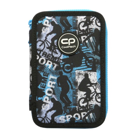 Coolpack Piórnik potrójny z wyposażeniem Jumper 3 Gardient Bikers