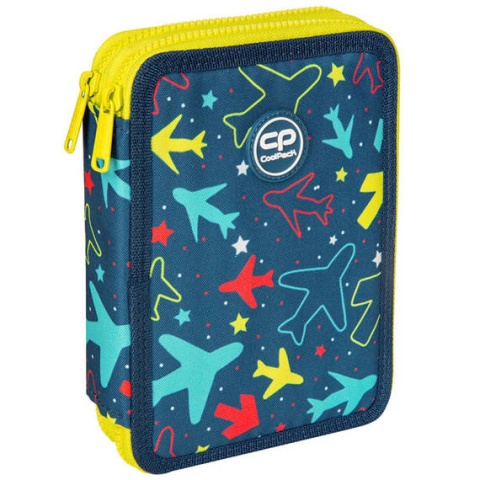 Coolpack Piórnik podwójny z wyposażeniem JUMPER XL Sky Flights