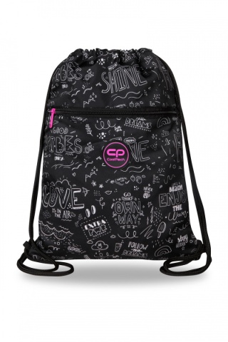 Coolpack Worek na buty B&W Scribble