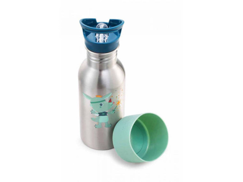 LILLIPUTIENS Bidon 600 ml ze stali nierdzewnej ze słomką Magiczny Smok Joe LILLIPUTIENS Bidon 600 ml ze stali nierdzewnej ze słomką Magiczny Smok Joe