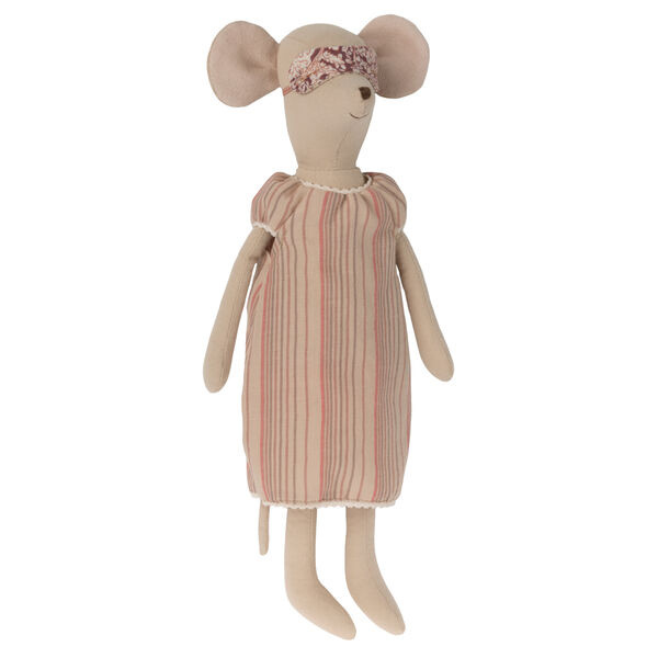 MAILEG Myszka - Medium mouse, Nightgown