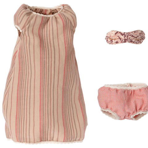 MAILEG Myszka - Medium mouse, Nightgown MAILEG Myszka - Medium mouse, Nightgown