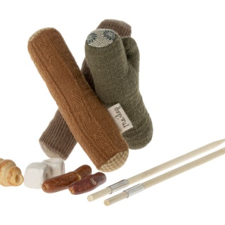 MAILEG Ognisko, Akcesoria - Bonfire set
