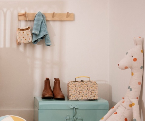 Maileg Wózek - Trolley, Mini - Multi dots