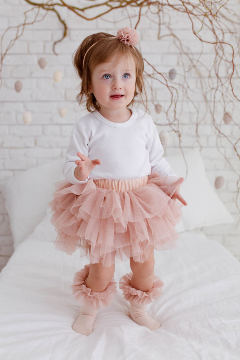 Bloomersy TUTU - Wenecki róż - Manufaktura Falbanek Bloomersy TUTU - Wenecki róż - Manufaktura Falbanek