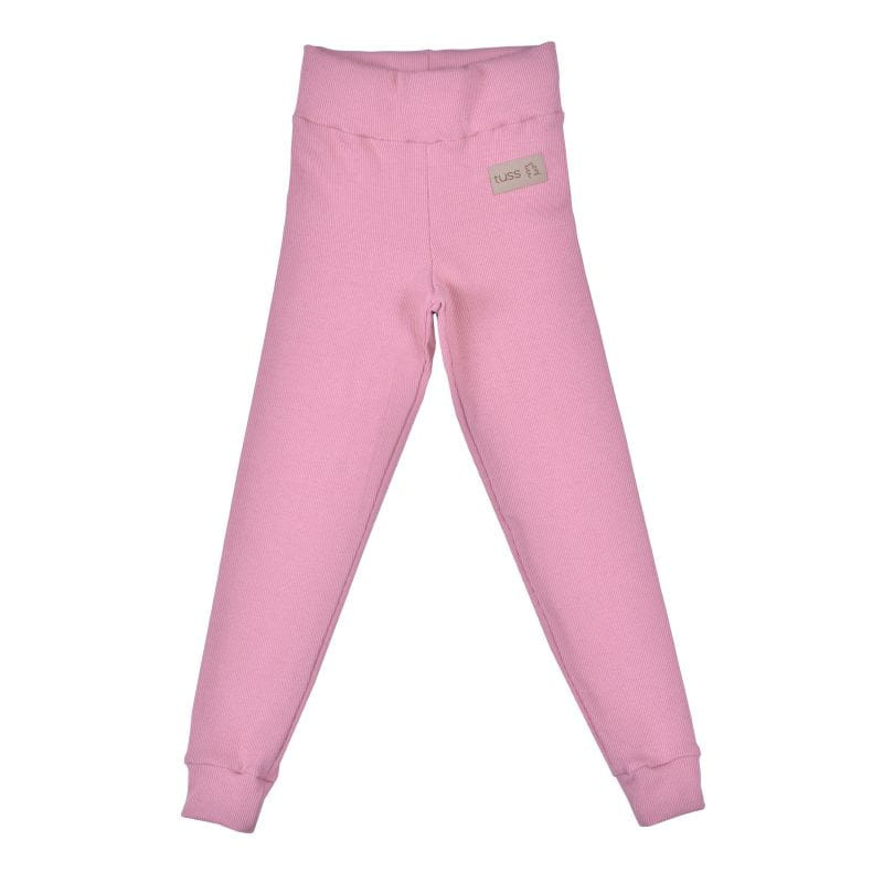 TUSS Legginsy prążkowane RIB pink TUSS Legginsy prążkowane RIB pink