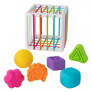 Elastyczna kostka InnyBin Fat Brain Toys - sorter kształtów