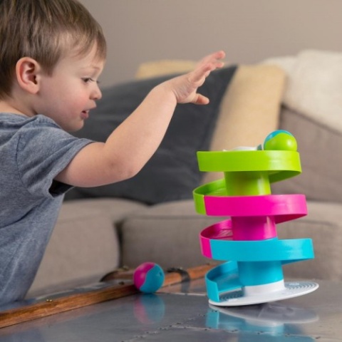 Kołyszący się tor dla kulek Wobble Run Fat Brain Toys
