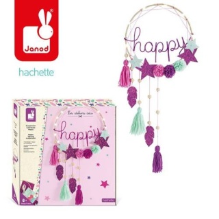 Zestaw kreatywny Łapacz snów z podświetleniem ledowym Happy Janod