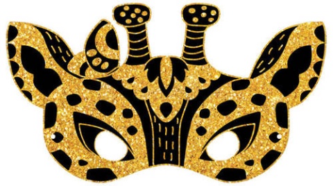 JANOD Zestaw kreatywny Zdrapywanki Maski i okulary Zwierzęta 5+