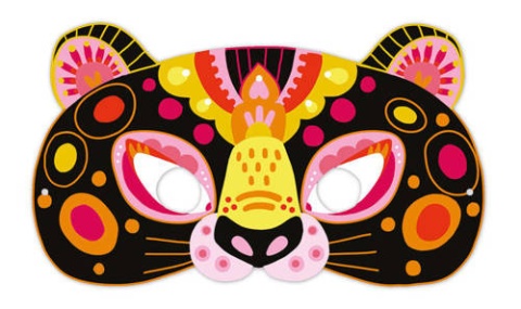 JANOD Zestaw kreatywny Zdrapywanki Maski i okulary Zwierzęta 5+