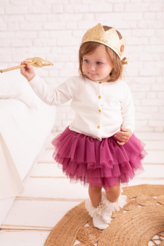 Bloomersy TUTU - Wrzosowy róż - Manufaktura Falbanek