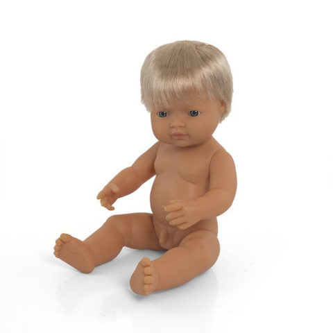 Miniland Doll Lalka chłopiec Europejczyk 38cm Miniland Doll Lalka chłopiec Europejczyk 38cm