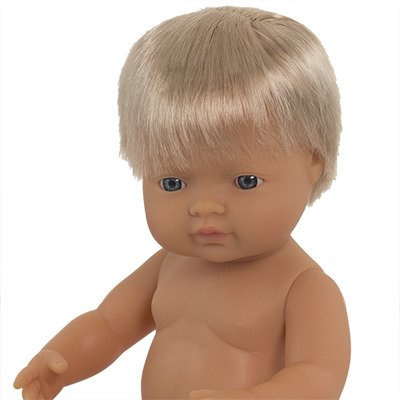 Miniland Doll Lalka chłopiec Europejczyk 38cm Miniland Doll Lalka chłopiec Europejczyk 38cm