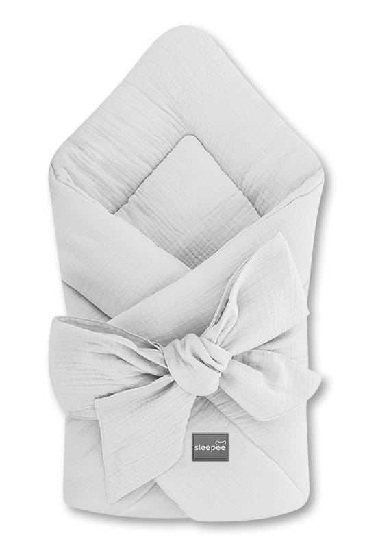SLEEPEE Rożek muślinowy Grey SLEEPEE Rożek muślinowy Grey