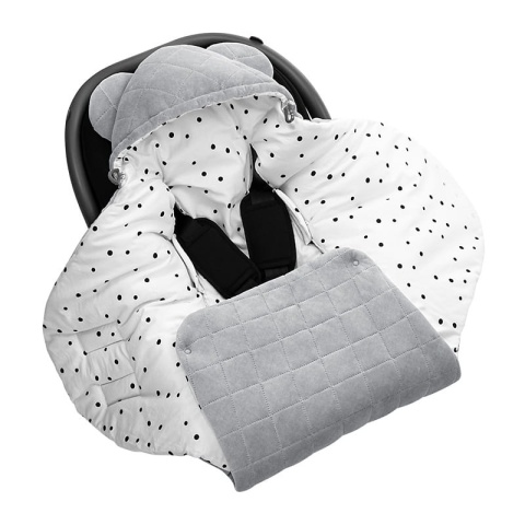 Sleepee Otulacz/kocyk do fotelika samochodowego Royal Baby Grey