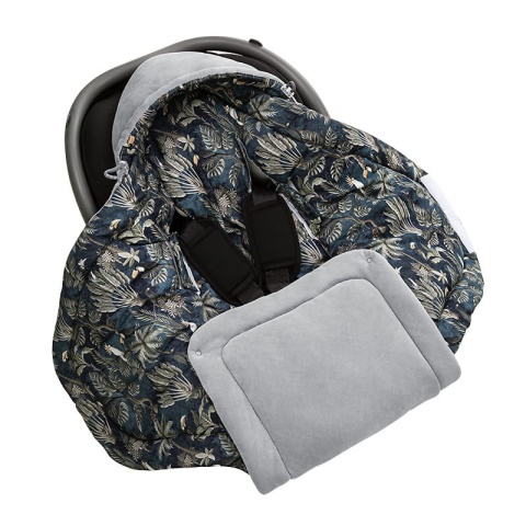 Sleepee Otulacz/kocyk do fotelika samochodowego Magic Jungle Dark Blue