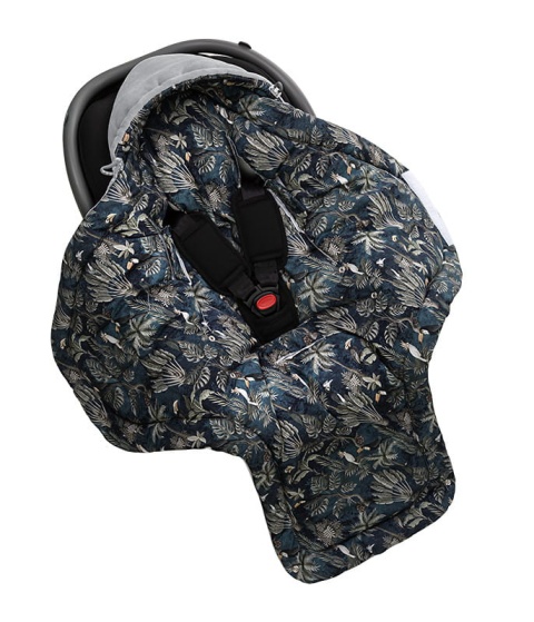 Sleepee Otulacz/kocyk do fotelika samochodowego Magic Jungle Dark Blue