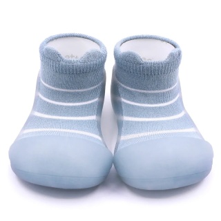 Buciki Attipas Bamboo See Through Bear Blue