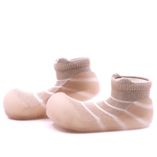 Buciki Attipas Bamboo See Through Bear Beige