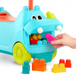 B.Toys Locbloc Hippo Ride-On with Blocks – JEŹDZIK-HIPCIO z klockami - Land of B