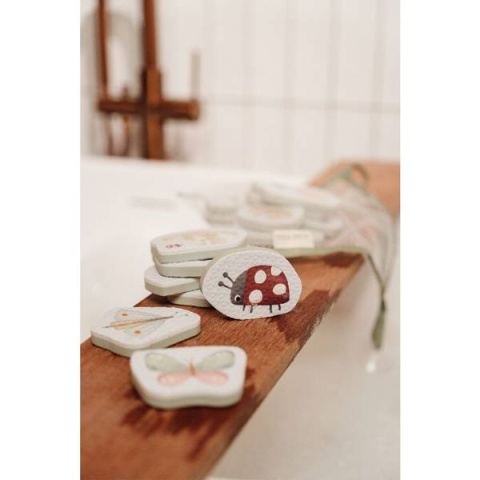 Little Dutch Puzzle piankowe do kąpieli Flowers & Butterflies