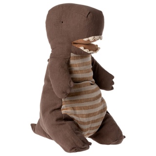 MAILEG Maskotka Gantosaurus, Large - Chocolate