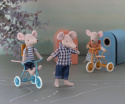 MAILEG Myszka - Tricycle mouse, Big brother with bag