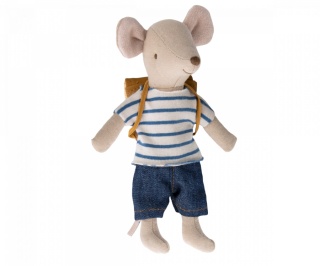 MAILEG Ubranko myszki - Clothes and bag, Big brother mouse
