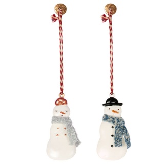MAILEG Dekoracja bożonarodzeniowa - Metal ornament, Snowman/ BAŁWANEK 1 szt