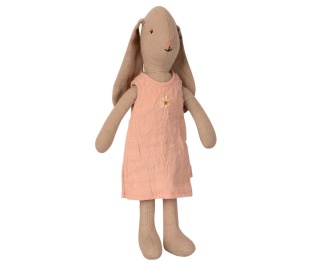 Maileg Króliczek - Bunny size 1, Dress - Rose