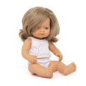 Miniland Doll Lalka Dziewczynka Europejla Ciemny Blond 38cm