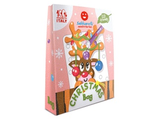 Zestaw do kolorowania piaskiem Christmas Bag Sabbiarelli