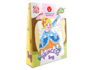 Sabbiarelli - Zestaw do kolorowania piaskiem Sabbiarelli Bag - Księżniczki 3l+