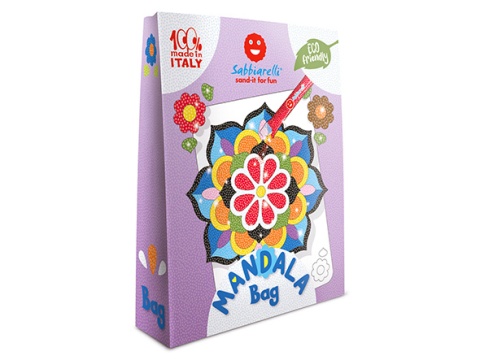 Sabbiarelli - Zestaw do kolorowania piaskiem Sabbiarelli Bag - Mandala 3l+