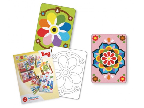 Sabbiarelli - Zestaw do kolorowania piaskiem Sabbiarelli Bag - Mandala 3l+