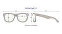 BABIATORS Okulary przeciwsłoneczne 0-2 lat, Blue Series: The Hipster Polarized