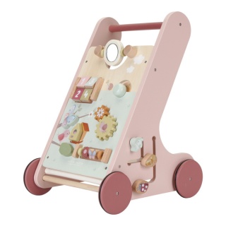 Little Dutch Drewniany chodzik edukacyjny Flowers & Butterflies FSC