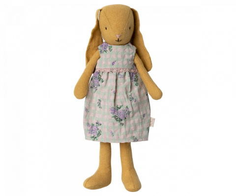 MAILEG Króliczek - Bunny size 2, Dusty yellow - Dress MAILEG Króliczek - Bunny size 2, Dusty yellow - Dress