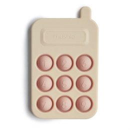 Mushie Telefon Phone Press Toy Blush