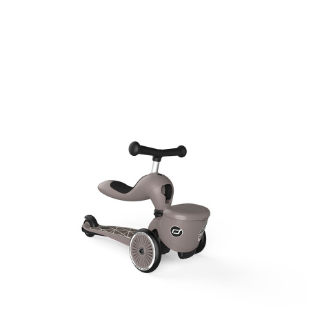 SCOOTANDRIDE Highwaykick 1 Lifestyle 2w1 Jeździk i hulajnoga z zamykanym schowkiem 1-5 lat Brown Lines SCOOTANDRIDE Highwaykick 1 Lifestyle 2w1 Jeździk i hulajnoga z zamykanym schowkiem 1-5 lat Brown Lines