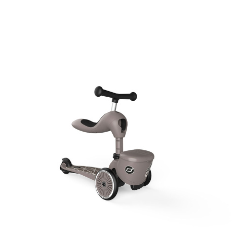SCOOTANDRIDE Highwaykick 1 Lifestyle 2w1 Jeździk i hulajnoga z zamykanym schowkiem 1-5 lat Brown Lines SCOOTANDRIDE Highwaykick 1 Lifestyle 2w1 Jeździk i hulajnoga z zamykanym schowkiem 1-5 lat Brown Lines
