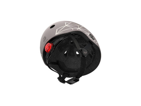 SCOOTANDRIDE Kask XXS-S dla dzieci 1-5 lat Brown Lines SCOOTANDRIDE Kask XXS-S dla dzieci 1-5 lat Brown Lines