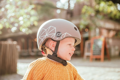SCOOTANDRIDE Kask XXS-S dla dzieci 1-5 lat Brown Lines SCOOTANDRIDE Kask XXS-S dla dzieci 1-5 lat Brown Lines