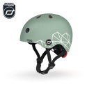 SCOOTANDRIDE Kask XXS-S dla dzieci 1-5 lat Green Lines