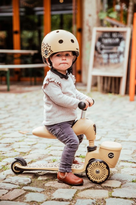 Kask dla dzieci Scootandride XXS-S Leopard Kask dla dzieci Scootandride XXS-S Leopard
