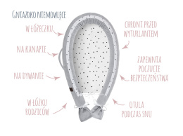 SLEEPEE Gniazdko/Kokon Niemowlęcy Royal Baby Grey