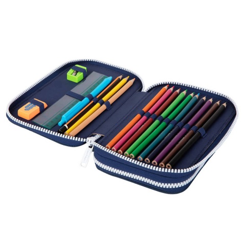 Coolpack Piórnik podwójny Jumper 2 Cosmic z wyposażeniem