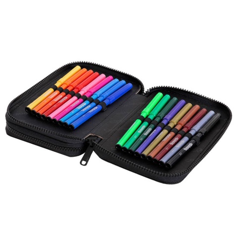 Coolpack Piórnik podwójny Jumper 2 Soldier z wyposażeniem